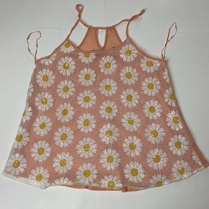 New Pink Sunflower Top